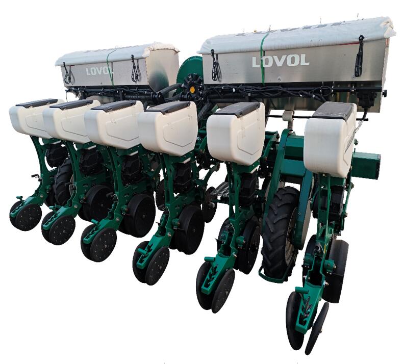 8行气吸式非免耕播种机_播种机械